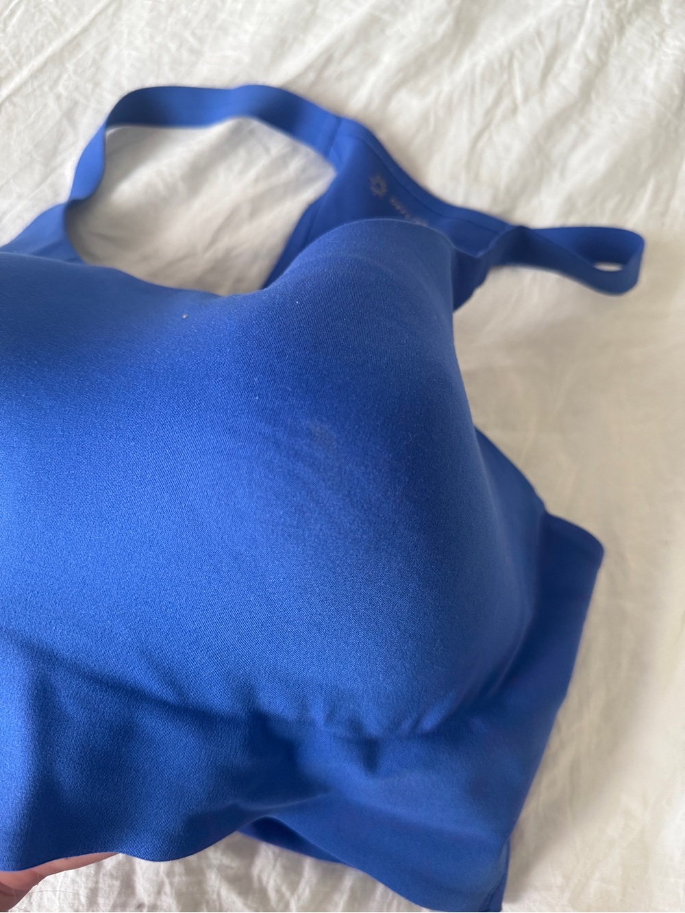 AERIE OFFLINE Matching Set Flirty Short Skirt Bra Tank Set Royal Blue Active M/L - Picture 6 of 6
